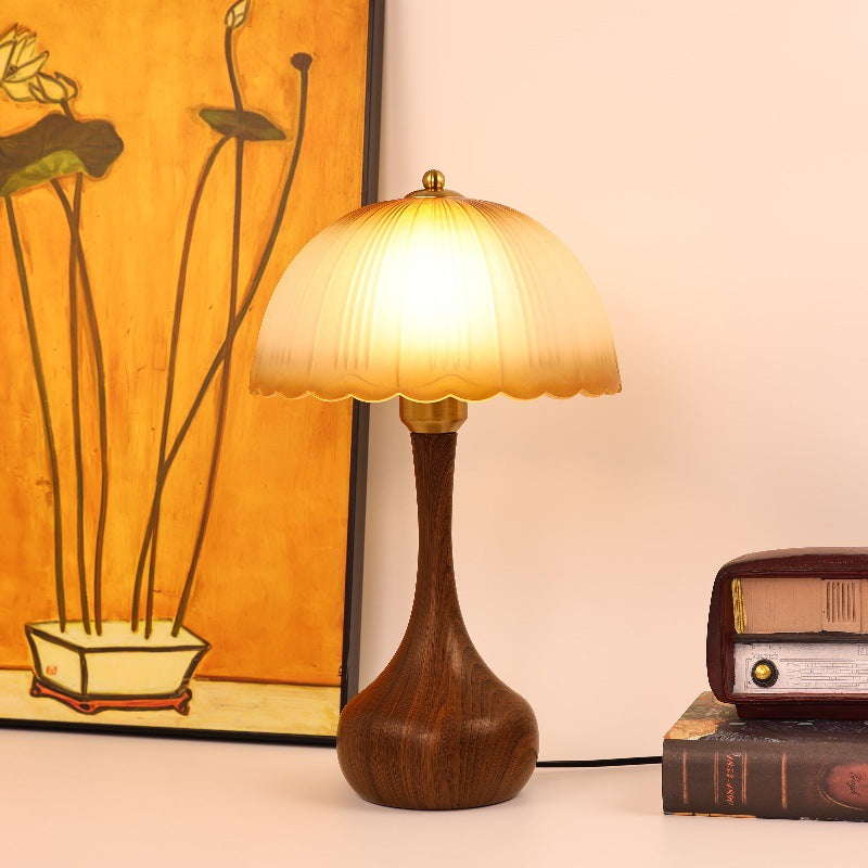 Vintage Glass Table Lamp