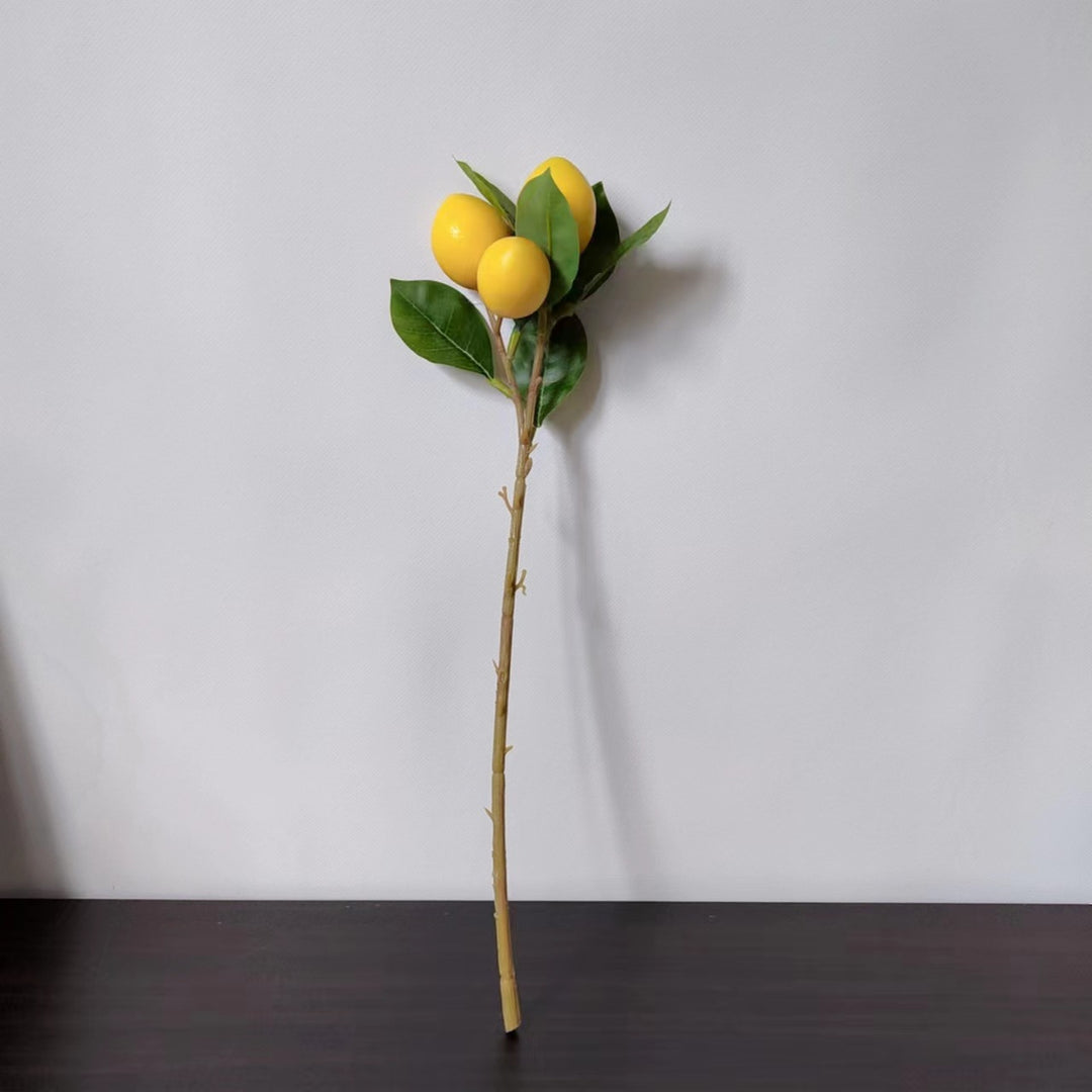 Decorative Faux Lemon Stem