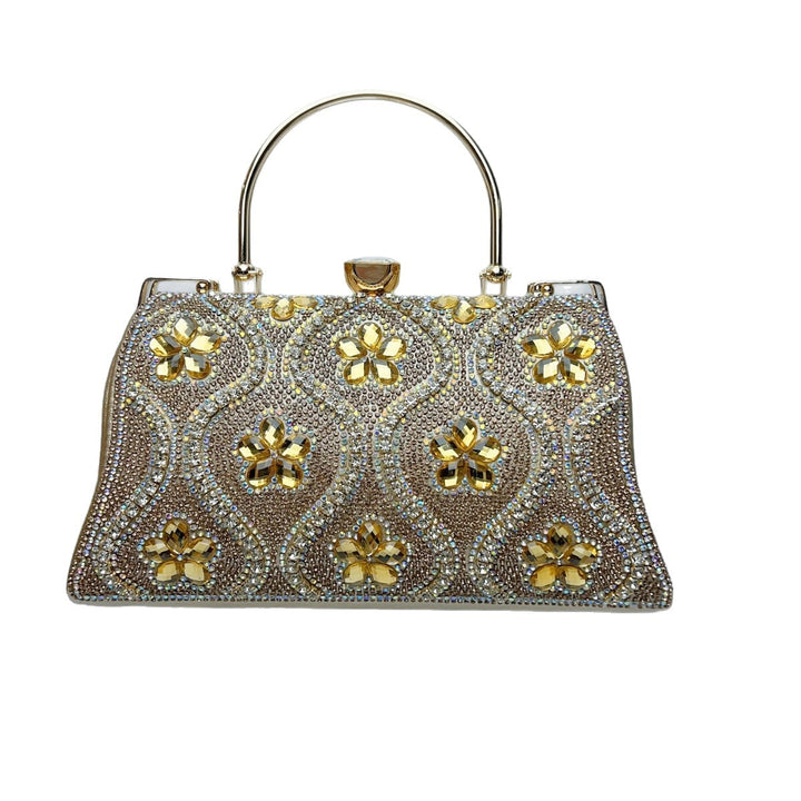 Rhinestone Embellished Evening Clutch
