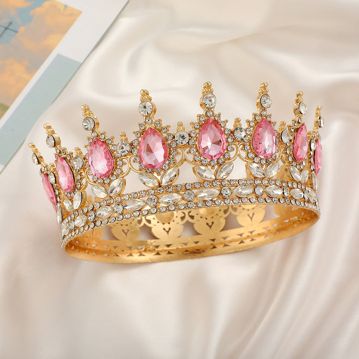 Ladies Luxurious Festive Crown with Shining Gemstones Stornfield