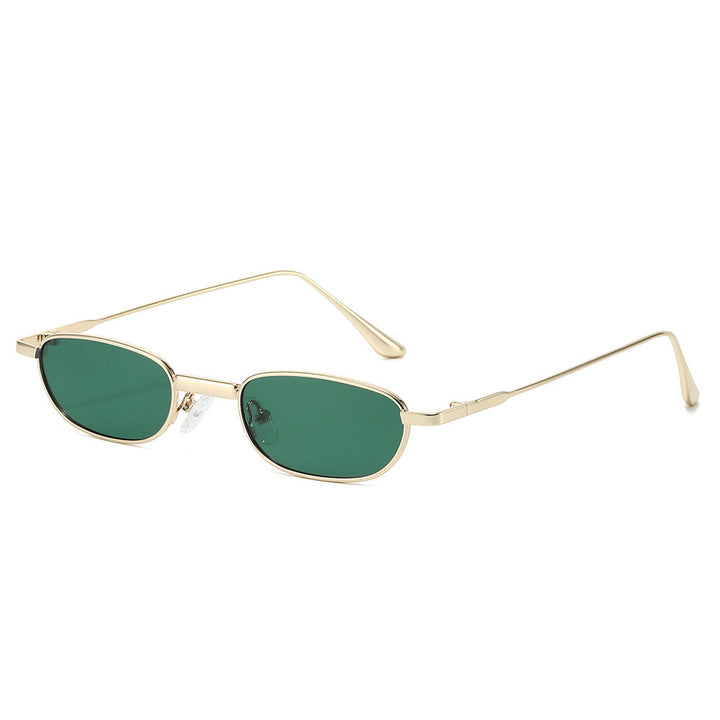 Sleek Minimalist Oval Sunglasses Stornfield