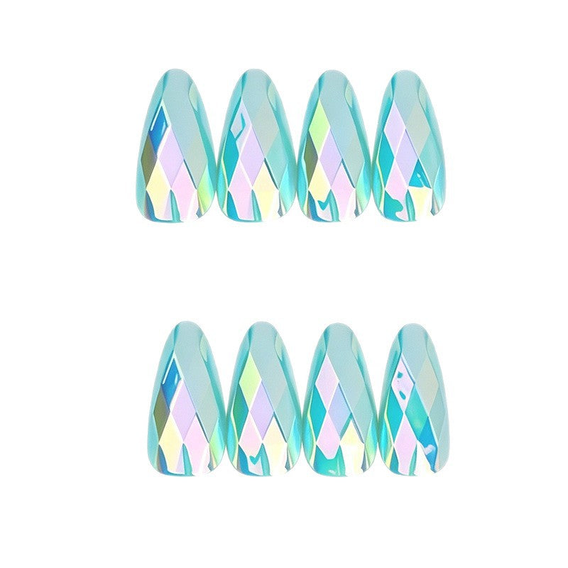 Elegant Geometric Design Nail Art Extensions Stornfield