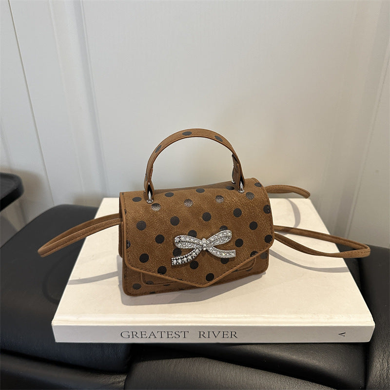 Stylish Polka Dot Handbag
