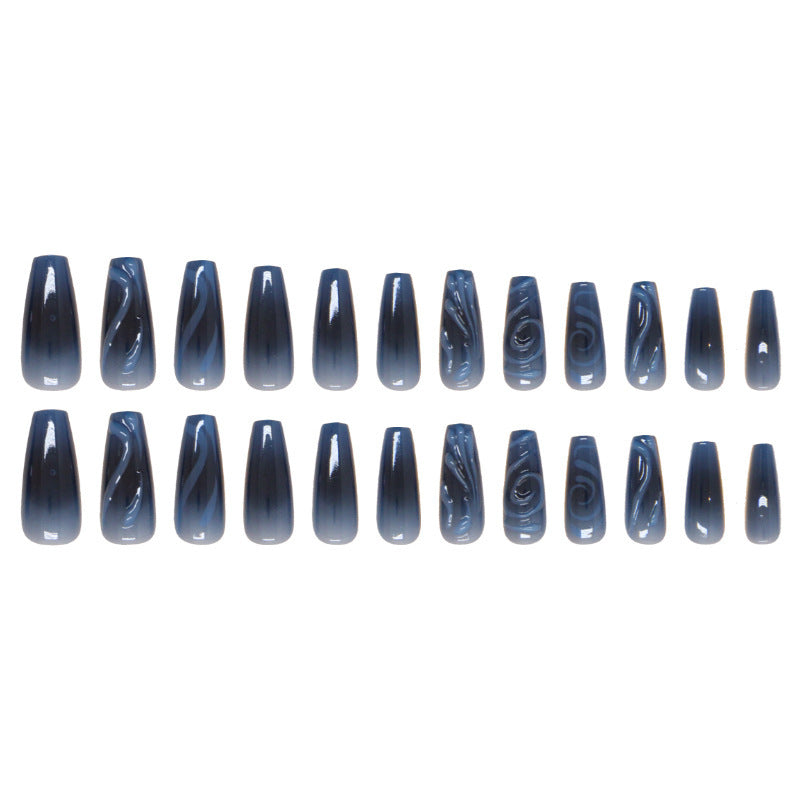 Artistic Swirl Press-On Nail Extensions Stornfield