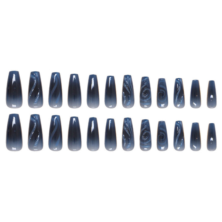Artistic Swirl Press-On Nail Extensions Stornfield