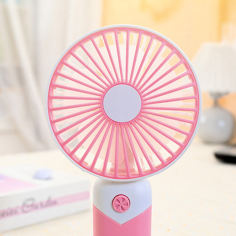 Women Portable Hand Fan with Flexible Stand and Powerful Battery Stornfield