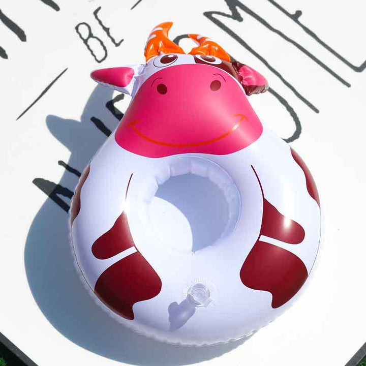 Women Inflatable Swim Ring with Floral Design Stornfield