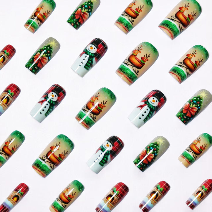 Creative Christmas Art Nails in Festive Design Stornfield