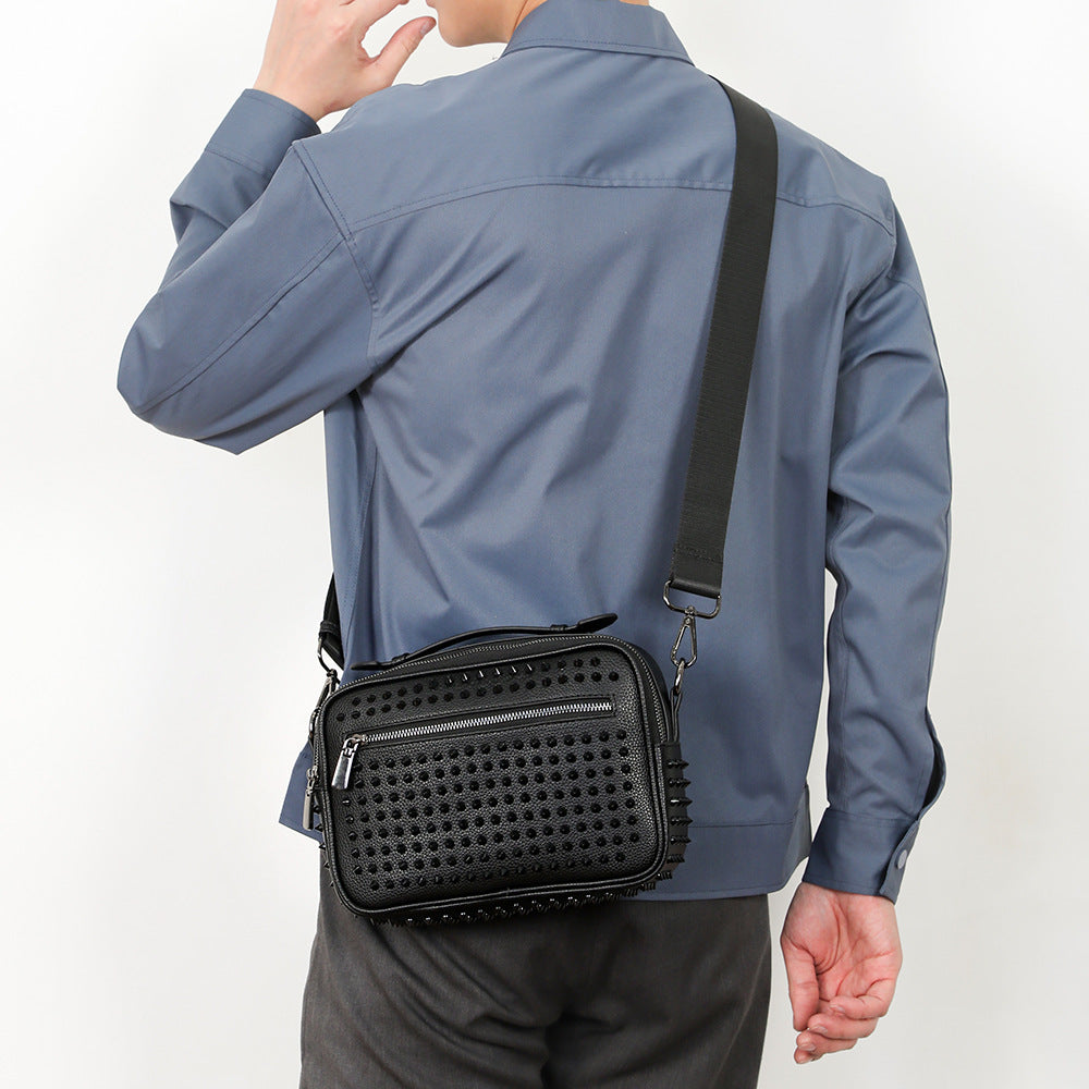 Edgy Studded Crossbody Bag