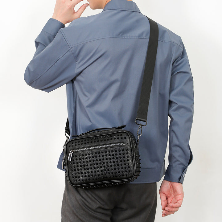 Edgy Studded Crossbody Bag