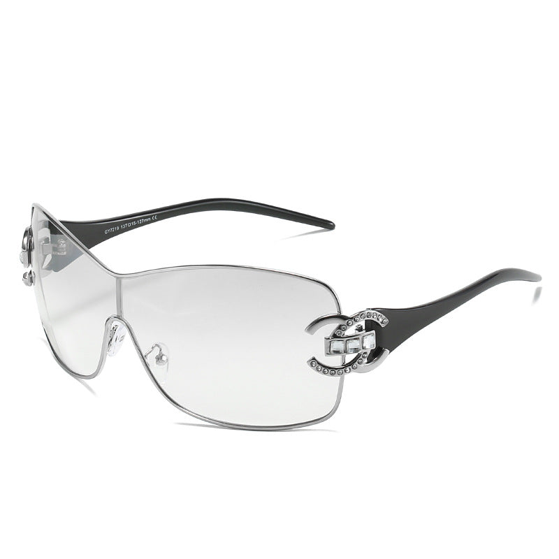 Fashionable Oversized Shield Sunglasses Stornfield