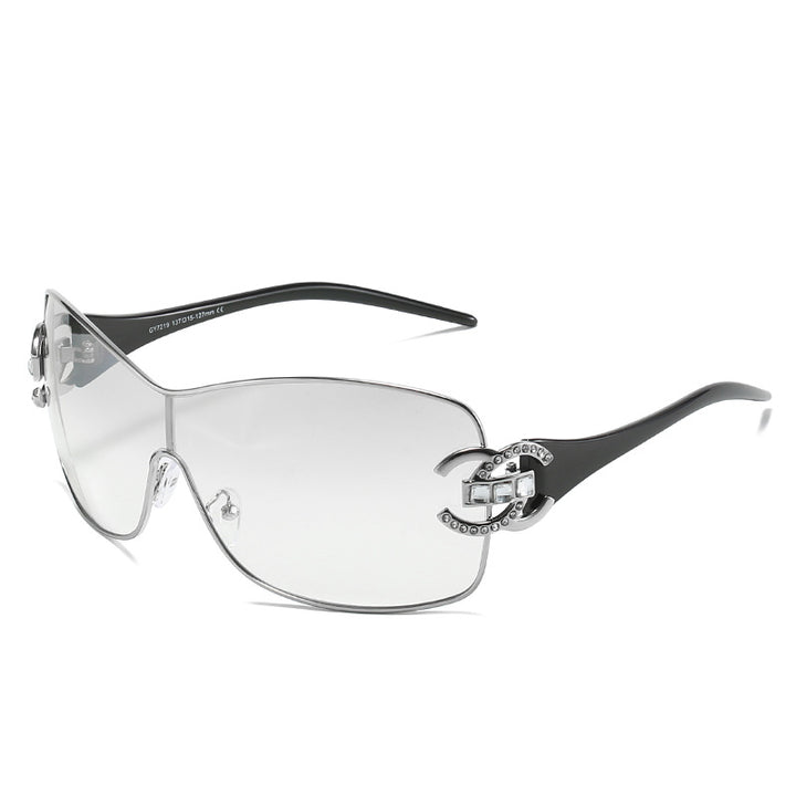 Fashionable Oversized Shield Sunglasses Stornfield