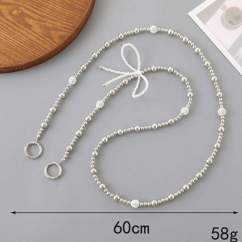 Elegant Pearl and Silver Necklace Stornfield