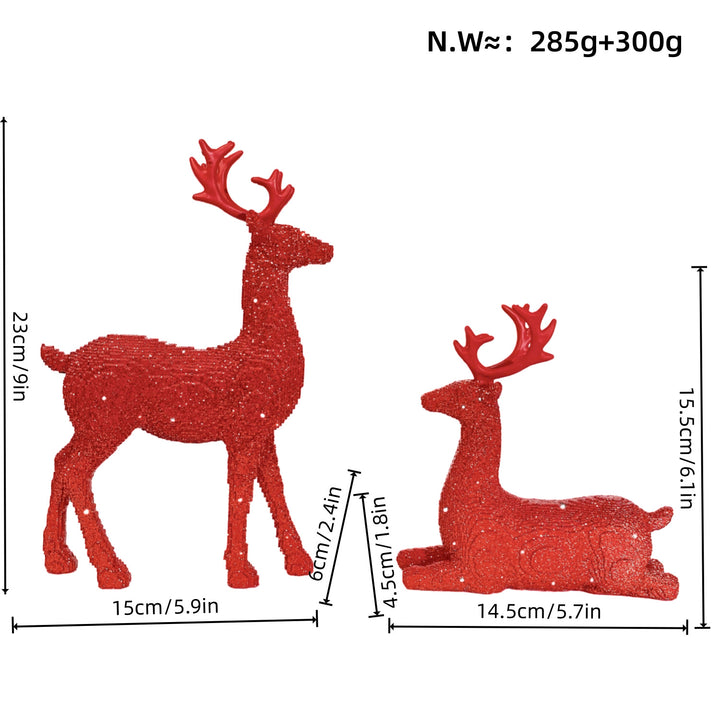 Elegant Christmas decoration in the form of reindeer Stornfield