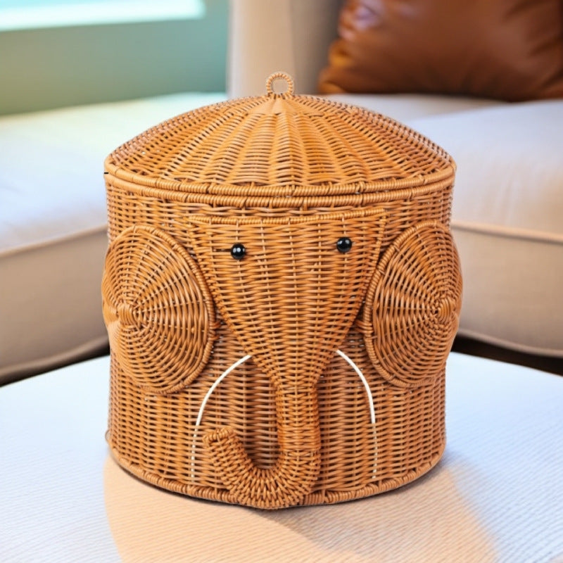 Women Playful Elephant Basket Stornfield