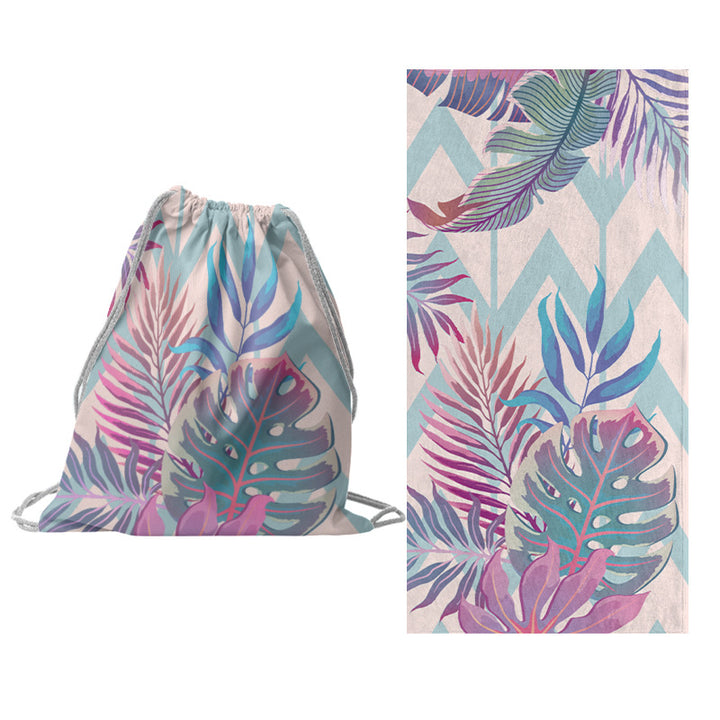 Multifunctional beach set with tote bag and towel Stornfield