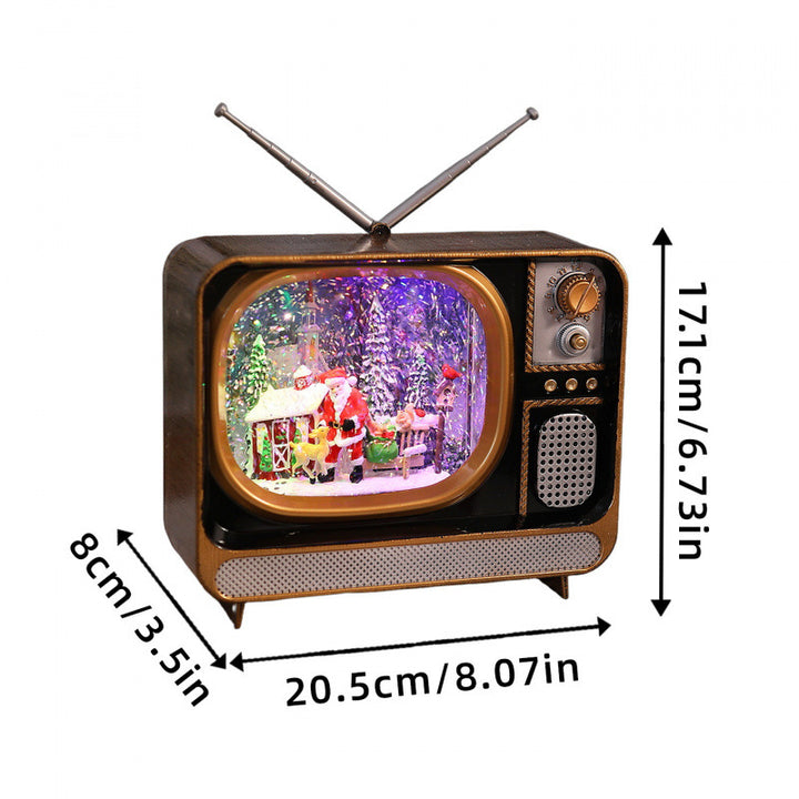 Nostalgic Christmas TV Decoration Stornfield