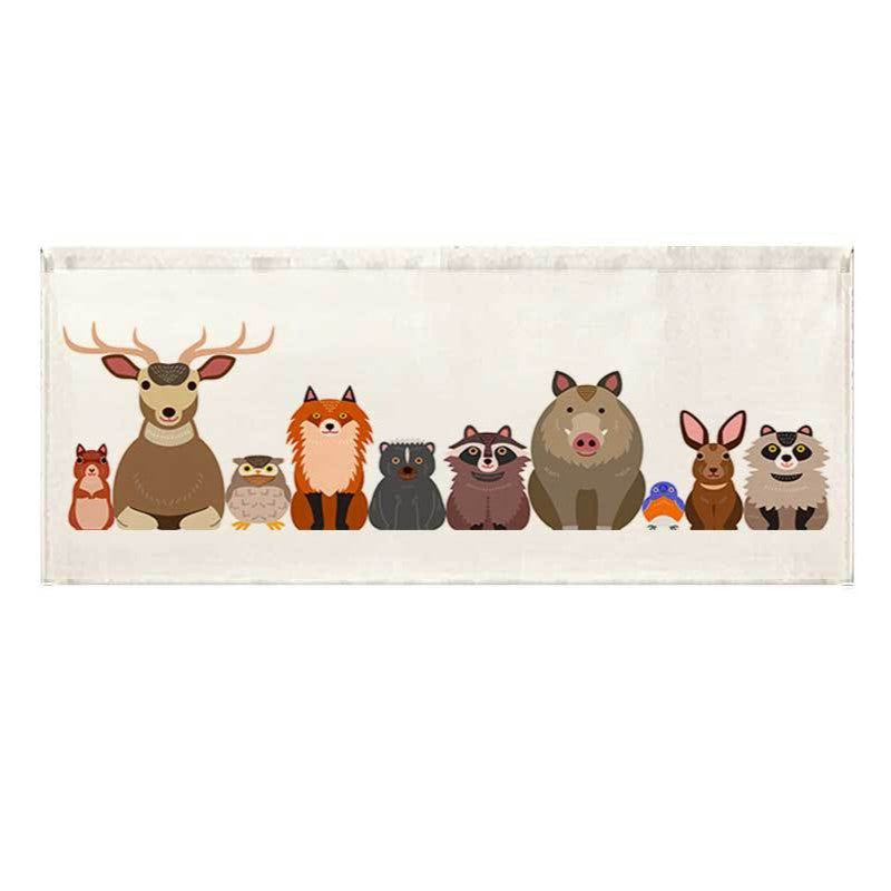 Illustrated Panda Family Canvas Wall Art for Nursery