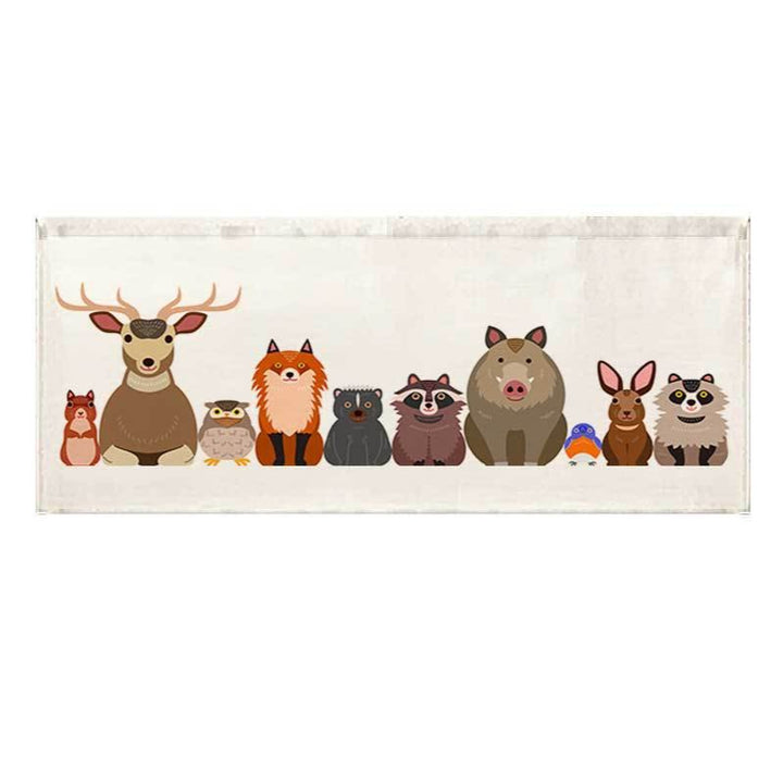 Illustrated Panda Family Canvas Wall Art for Nursery