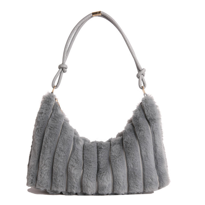 Luxurious Faux Fur Hobo Bag Stornfield