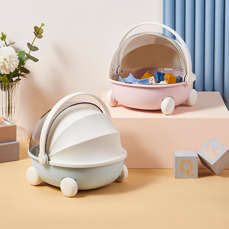 Creative Storage Cart with Transparent Lid Stornfield