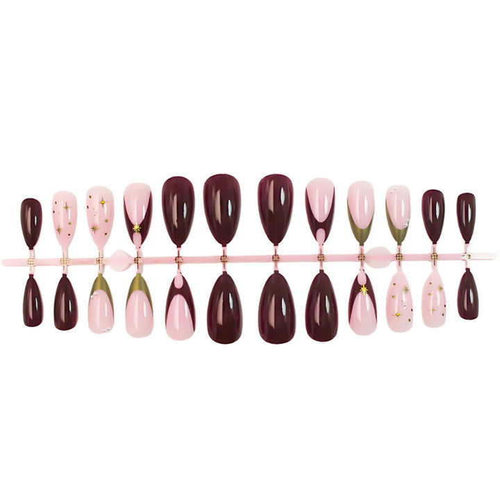 Nail art set with glamorous design elements and elegant accents Stornfield