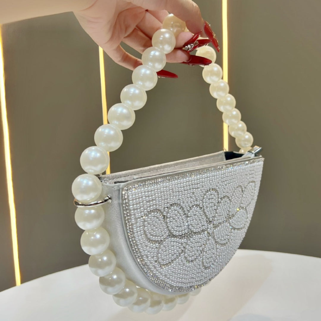 Beaded Floral Evening Bag