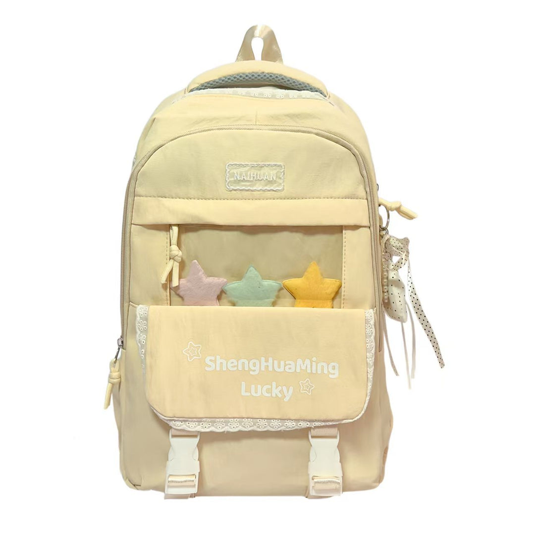 Playful Star-Embellished Backpack Stornfield