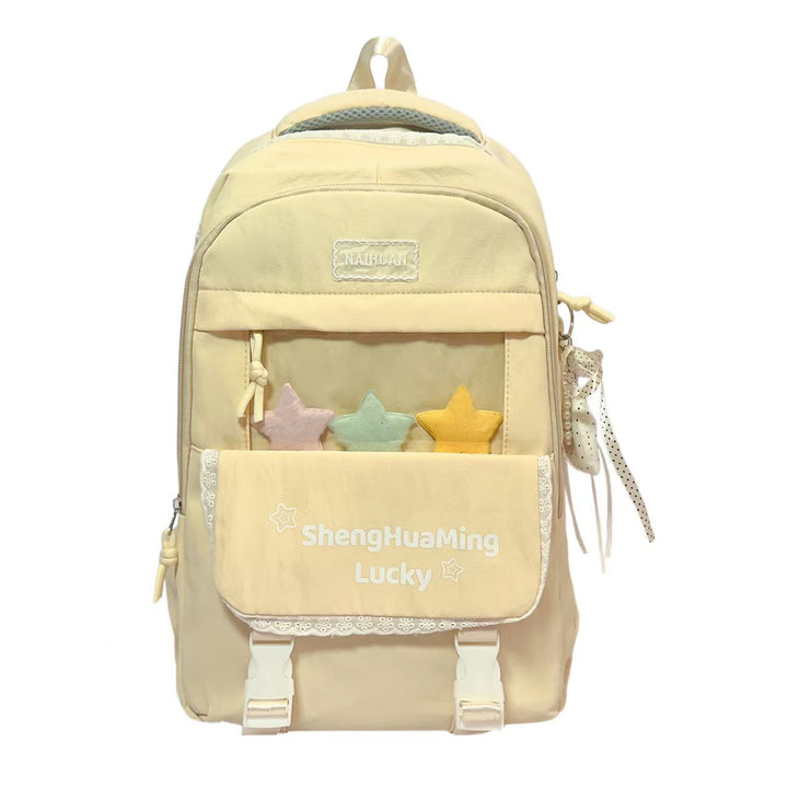 Playful Star-Embellished Backpack Stornfield