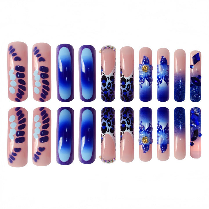Decorative Press-On Nail Art Extensions Stornfield