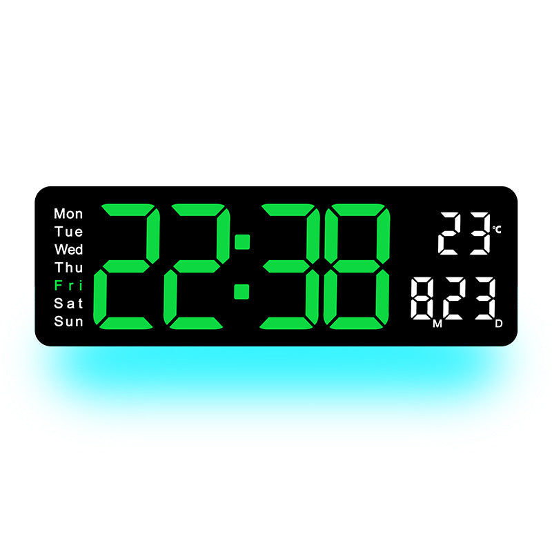 Digital LED Alarm Clock with Temperature and Day of the Week Display Stornfield