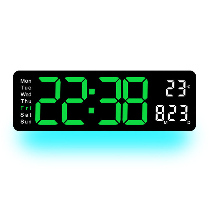 Digital LED Alarm Clock with Temperature and Day of the Week Display Stornfield