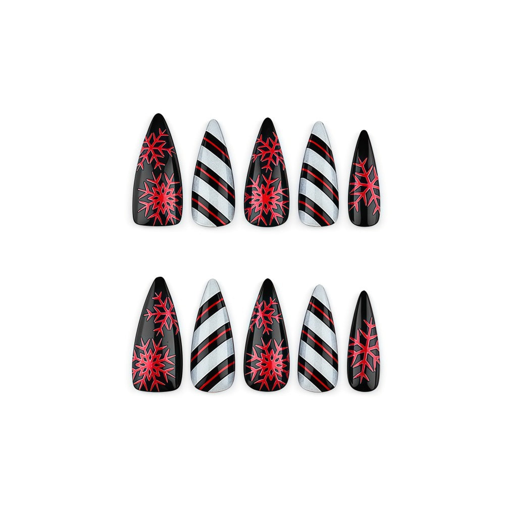 Artificial nails in elegant stiletto design with silky finish Stornfield