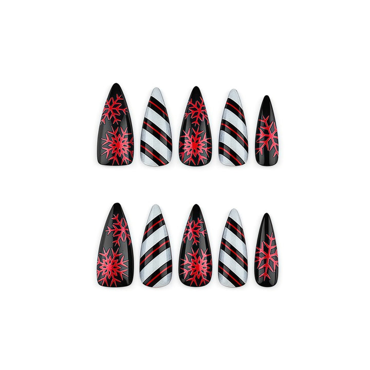 Artificial nails in elegant stiletto design with silky finish Stornfield