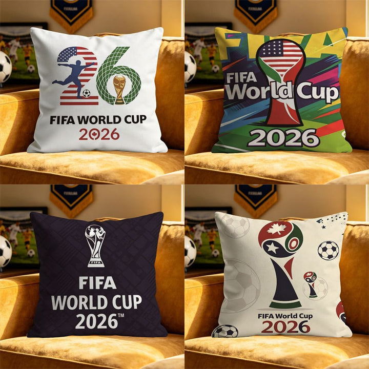 World Cup-Themed Decorative Pillow