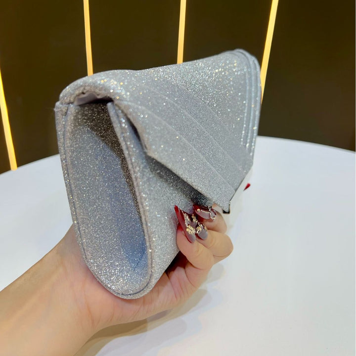 Sparkling Glittered Evening Clutch