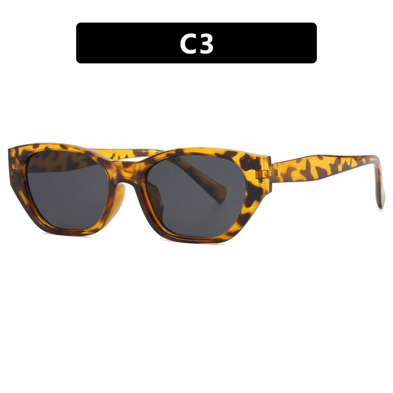 Women's futuristic cat-eye sunglasses with transparent frame and comfortable UV protection Stornfield