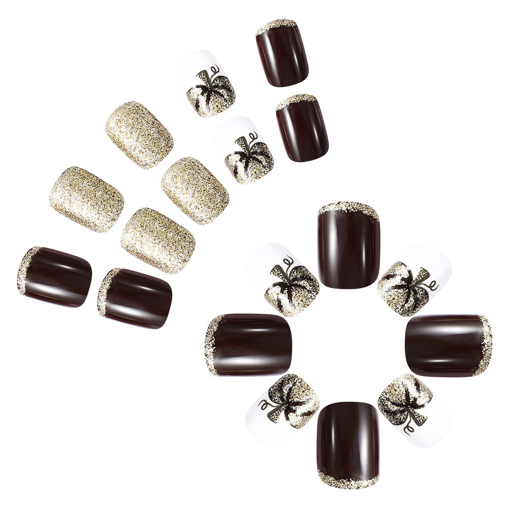 Themed Artistic Press-On Nail Set Stornfield