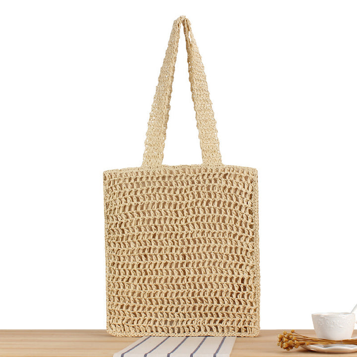 Braided Shopping Bag in Minimalistic Design Stornfield