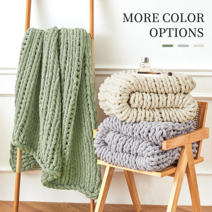 Cozy Knit Throw Blanket
