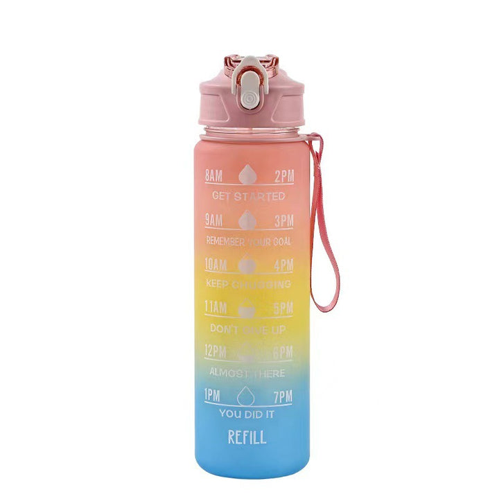 Women's Motivation Water Bottle with Integrated Time Marking Stornfield
