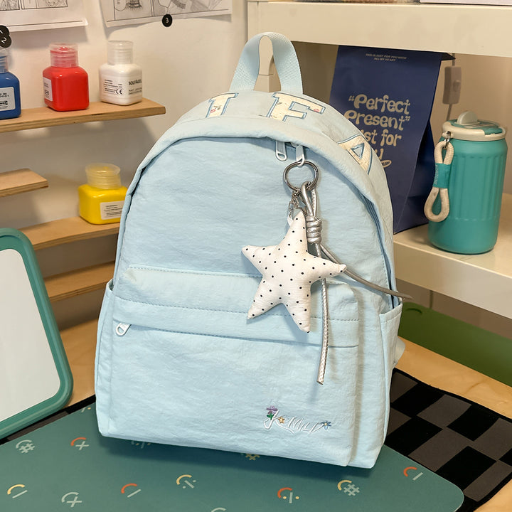 Stylish Casual Backpack with Star Charm Stornfield