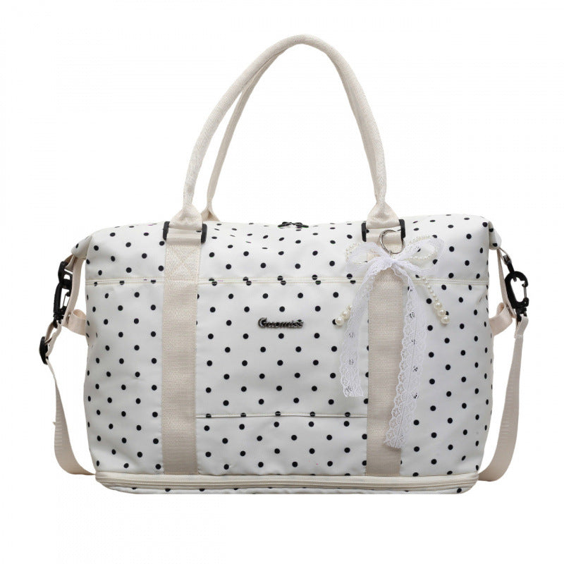 Chic Polka Dot Weekend Duffel Bag Stornfield