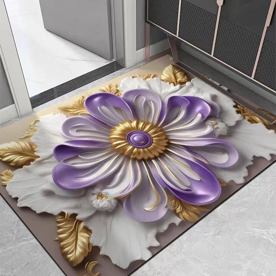 Decorative Floral Area Mat