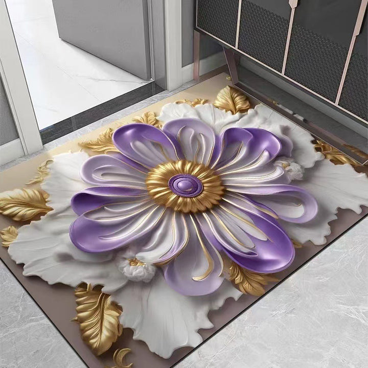 Decorative Floral Area Mat