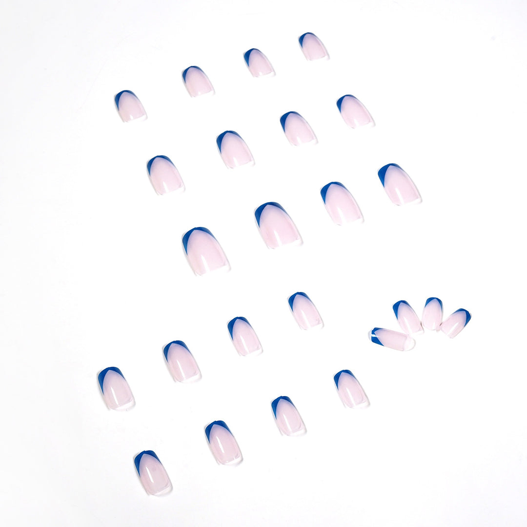 Stylish nail art with modern French tips Stornfield