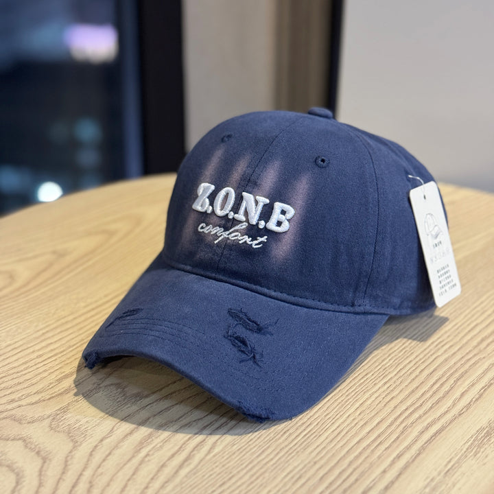 Unisex Distressed Cotton Baseball Cap Stornfield