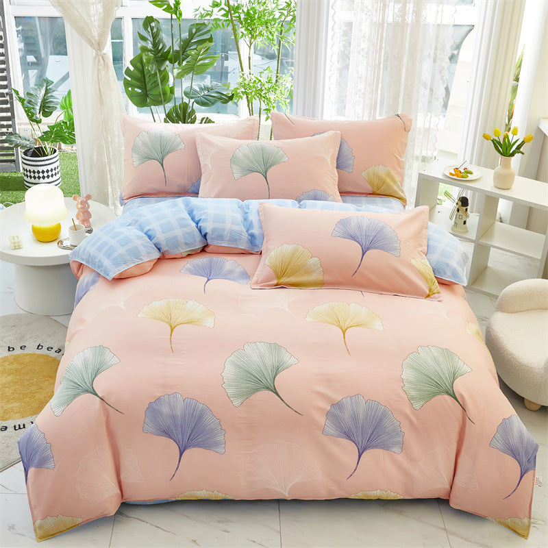 Cozy Heart Pattern Bedding Set