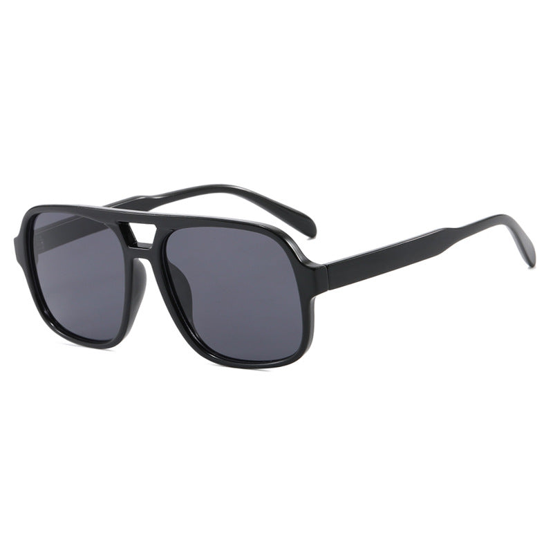Women's modern square sunglasses with stylish transparent frame Stornfield