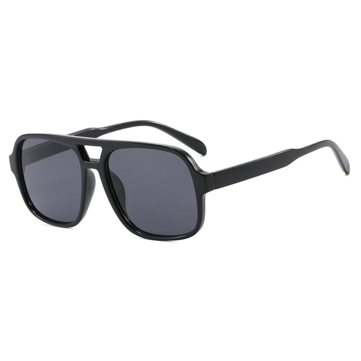 Women's modern square sunglasses with stylish transparent frame Stornfield